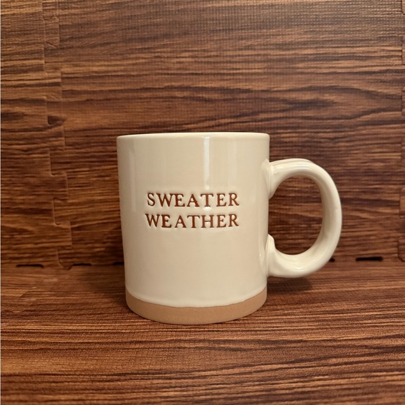 Capell New York Other - Cream and Tan 'Sweater Weather' Mug
